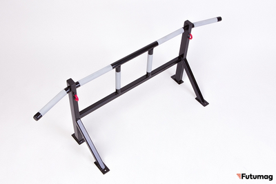 Турник настенный улучшенный с 3 хватами, черный