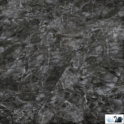 Керамогранит Гранитея Киреты Черный 60 х 60 см матовый мрамор