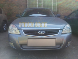 Защита радиатора Lada Priora 2012-2013 chrome