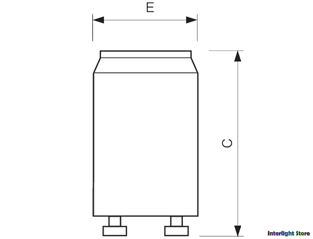 Стартер Philips S2 4-22w 220-240v 110-130v 4/6/8/18w