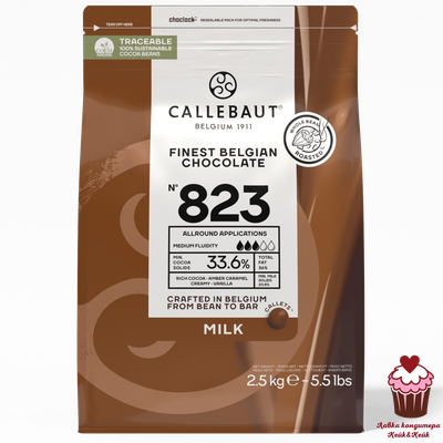 Шоколад Молочный в каллетах 33,6% Barry Callebaut (Бельгия), 2,5 кг