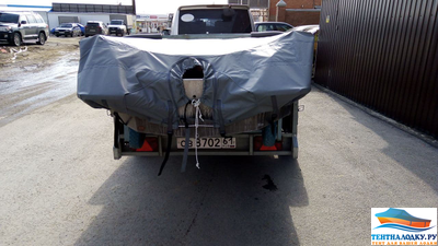 Тент на лодку WELLBOAT 42 (без лееров с кринолинами)