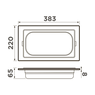 КОНТЕЙНЕР OMOIKIRI DC-05-1 LG (4999092) СВЕТЛОЕ ЗОЛОТО