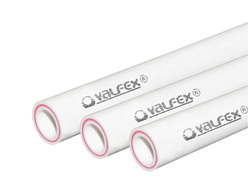 Полипропиленовые трубы, армированные стекловолокном PPR-GF-PPR PN20 Valfex