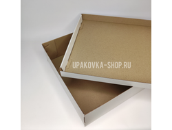Коробка с отдельной крышкой 300*400*100 мм БЕЛЫЙ