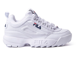 Кроссовки FILA DISRUPTOR 2 Белые Зимние в мехом мужские (41-45)