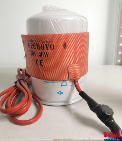 Гибкая нагревающая пластина 40 Вт 220 В (200х60) (терм.1) 6 люв. Keenovo (Внешний датчик температуры на 0 градусов по Цельсию (порог включения -5/+5 град)