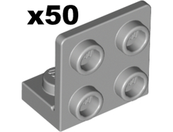 Bracket 1 x 2 - 2 x 2 Inverted, Light Bluish Gray (99207 / 4654580)