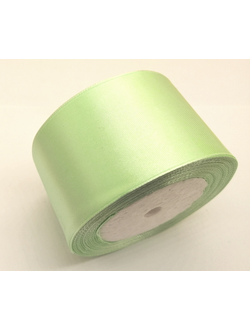 Лента атласная 50 мм, цвет мятный арт. 128