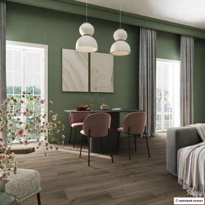 Ламинат Eversense Classic Дуб Вирдиа коричневый EL1039 34 класс толщина 8 мм с фаской 1.9948 м2