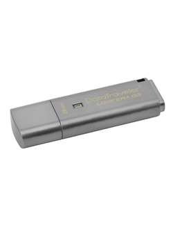 Флеш-память Kingston DataTraveler Locker+ G3, 8Gb, USB 3.0, с шифрованием, DTLPG3/8GB