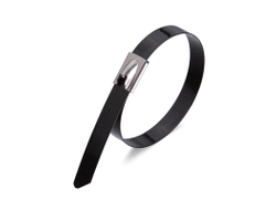 Стяжка стальная СКС-П (316) 7.9x1000 из нержавеющей стали AISI 316 с полимерным покрытием