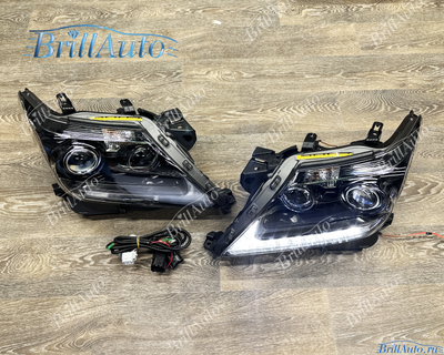 Фары Lexus LX 570 12-15 LED Anniversary черные