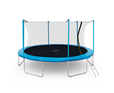 Батут каркасный с сеткой DFC Kondition 15 ft с лестницей (2 короба)