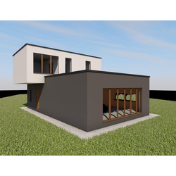 Двухэтажный дом с тремя спальнями 126м² (S107)