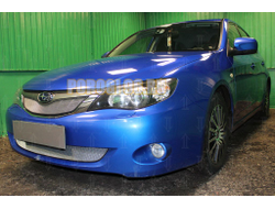 Защита радиатора Subaru Impreza III (1.5) 2007-2011 chrome верх