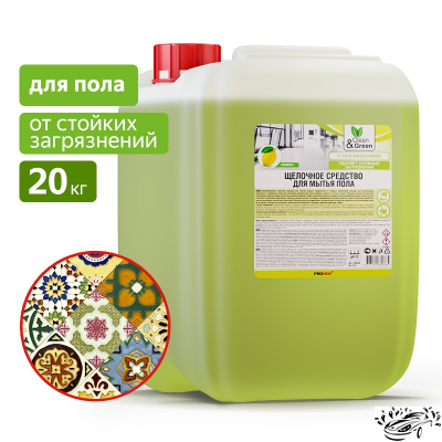 Щелочное средство для мытья пола 20 кг Clean&Green, концентрат