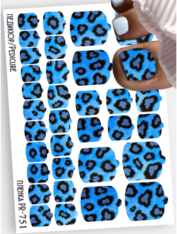 Пленки для педикюра 9,5*13,5 см PR-751