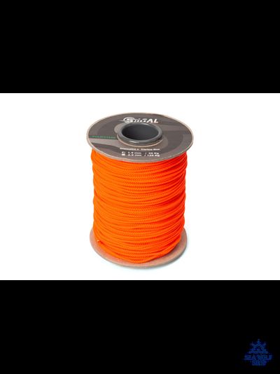 Линь 1.5мм Sigalsub Orange Fluo Polyester, за 1м