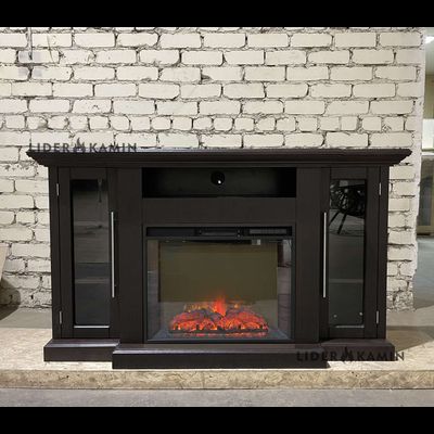 Электрокамин Элтон LUX BL с очагом Sparta 25.5 LED