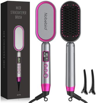 Расческа для выпрямления волос NOBEBIRD HAIR STRAIGHTENER BRUSH.