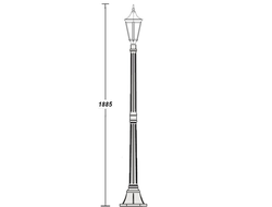 Садово-парковый светильник Leeds
