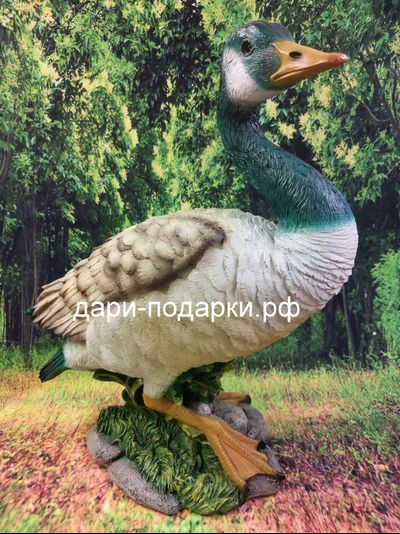 Садовая фигура Селезень Красавец 49*45см   2,5кг   полистоун Россия 2558/012540*