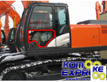 YA00001499 Стекло двери нижнее Hitachi ZAXIS ZX (210-5G 250LC-5G 290LC-5G 330LC-5G 350LC-5G)