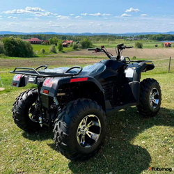 Электрический квадроцикл GreenCamel Сахара A14К 4x4 Monster черный