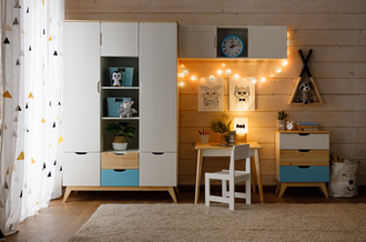 Антресоль ТК №2 из массива сосны 100 х 32 х 36 см