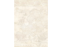 Дизайн-бумага DECAdry Старинная карта, А4, 20л, TSC6685
