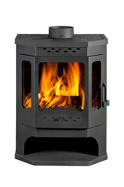 Печь-камин Бавария призматик с плитой, Экокамин (Россия)