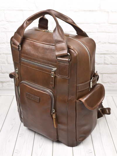 Кожаный рюкзак Corruda Premium brown (арт. 3092-53)
