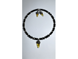 комплект с янтарем