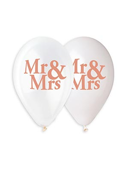 Воздушные шары на свадьбу "Мистер и миссис"