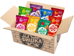 Сухарики Фишка ассорти 120г (20шт в упаковке)