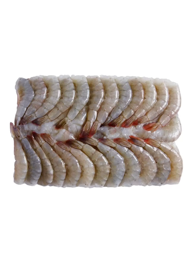 Креветка королевская с/м, в панц., б/г,. Блок 1,8 кг. размер 21/25.