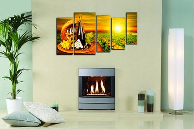 Модульная картина "Прекрасный урожай"