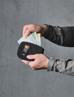 Кошелек Alpaka Zip Card Pouch Black