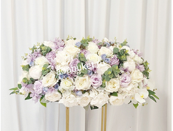 Фееричная Композиция из искусственных цветов на сцену - Сиреневые облака № ОФ016к - на АОАБУКЕ