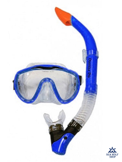 Маска для дайвинга с трубкой Aqua Lung Oversize Pro, силикон, комплект