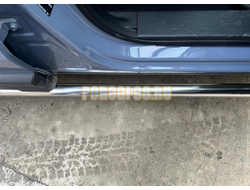 Защита штатного порога труба Папа Тюнинг d53 для Haval H3 2024-