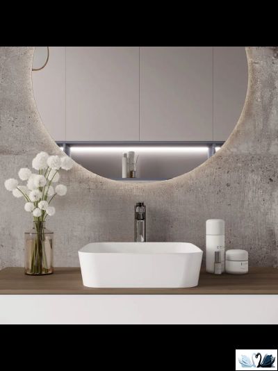 Раковина Creavit Loop LP040-00CB00E-0000 LP040 квадратная, глянец белоснежного цвета