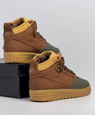 Nike Air Force 1 Duckboot Multicolor с мехом