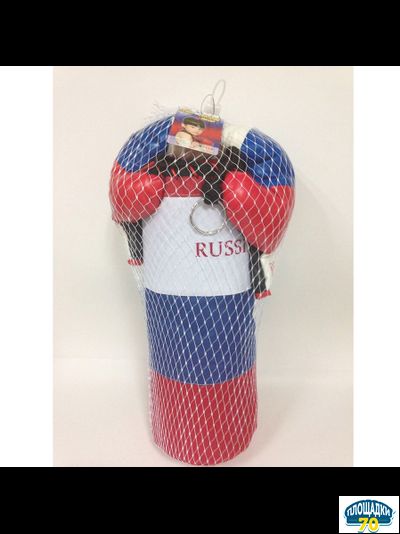 Набор для бокса RUS03 Груша+перчатки D24см H60см