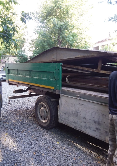 Гараж разборный габаритный (не разобран)