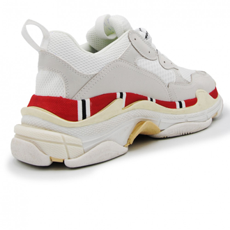 Balenciaga Triple S x Gucci Белые с красным (36-45)