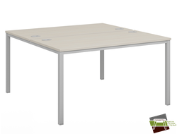 Стол-тандем письменный на металлокаркасе  VL-41/42/43