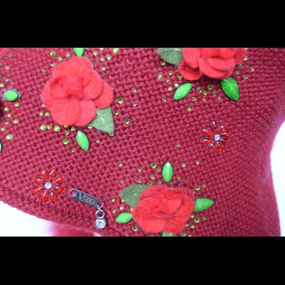 Шапка ушанка Vizio 5339 красная