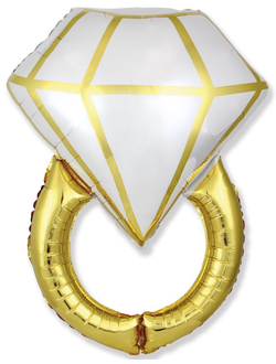 Кольцо с бриллиантом, золото